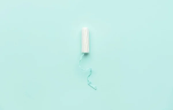 Tampon Pada Latar Belakang Warna Tampilan Atas — Stok Foto