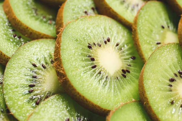 Many Cut Kiwi Background — Stock Photo, Image