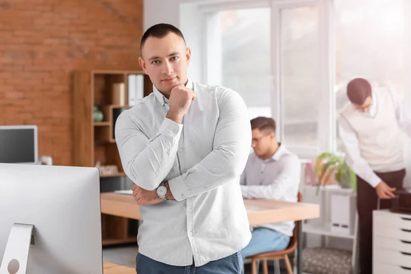 Portrait Male Accountant Office — Stock Photo, Image