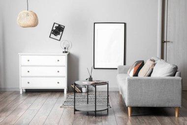 Modern stil odasının içi.