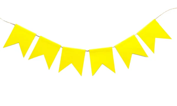 Bright Garland White Background — Stock Photo, Image