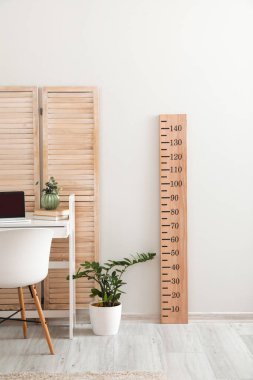 Stadyumu olan modern işyerinin içi