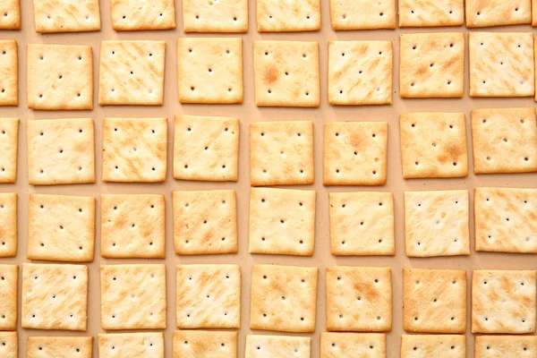 Chutné Sušenky Barevném Pozadí — Stock fotografie