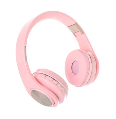 Beyaz arka planda modern kulaklıklar