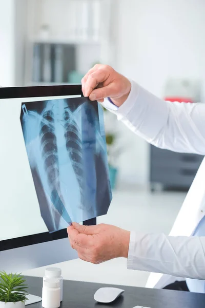 Pulmonologist Ray Image Lungs Clinic — Stock Photo, Image
