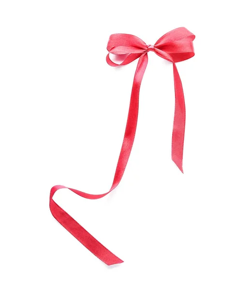 Bows Made Red Ribbon White Background Stock Photo by ©serezniy 477255414