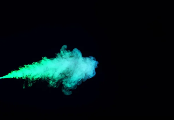 Farbe Rauch Auf Dunklem Hintergrund — Stockfoto