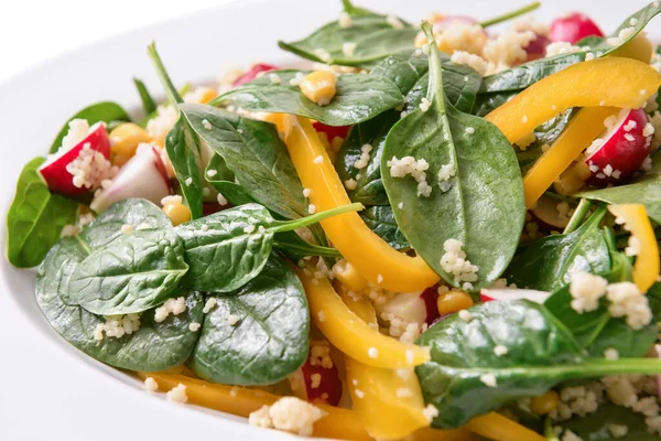 Plate Couscous Vegetables Closeup — Stock Photo, Image