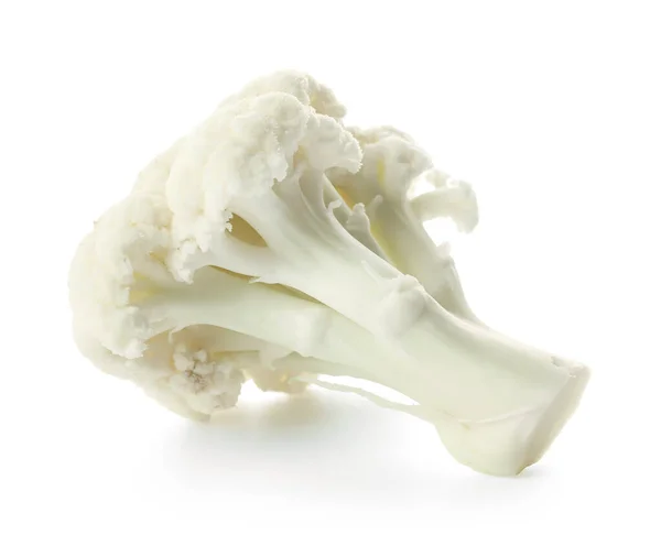 Piece Cauliflower Cabbage White Background — Stock Photo, Image