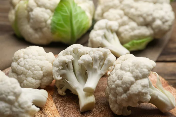 Cauliflower Cabbage Table Closeup — Stock Photo, Image