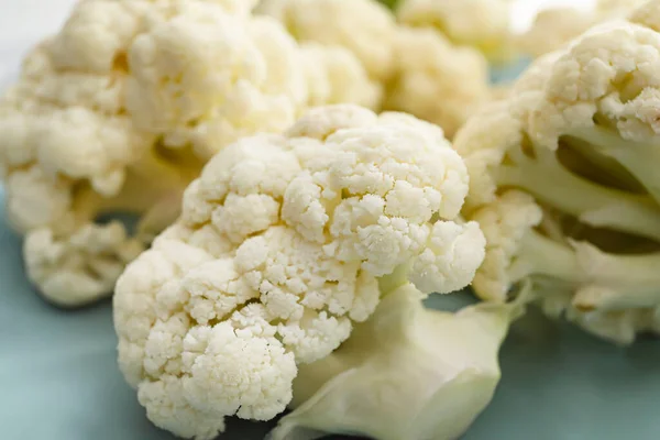 Cauliflower Cabbage Table Closeup — Stock Photo, Image