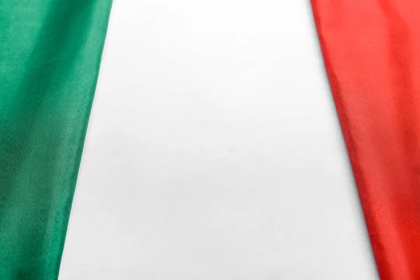 Bandiera Italiana Come Sfondo Primo Piano — Foto Stock