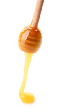 Beyaz arka planda ballı ahşap kaplama.