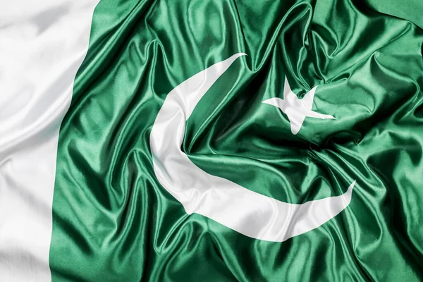 Pákistánská Vlajka Jako Pozadí — Stock fotografie