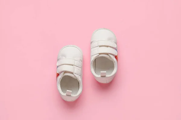 Baby Shoes Color Background — Stock Photo, Image