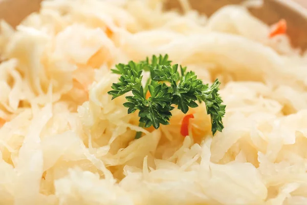 Tasty Sauerkraut Bowl Closeup — Stock Photo, Image