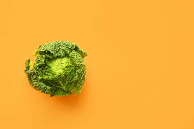 Arka planda taze savoy lahanası