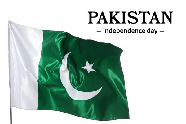 Cartão Saudação Para Dia Independência Paquistão — Fotografia de Stock