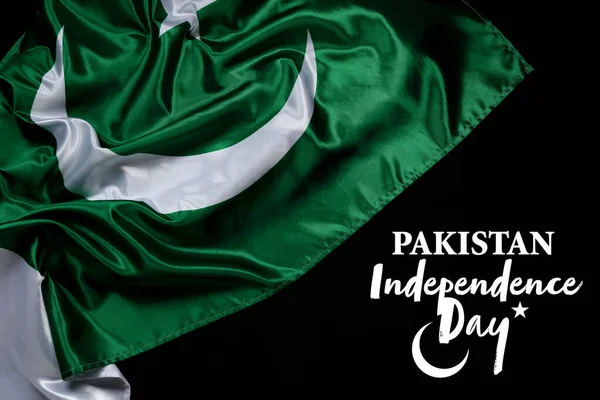 Tarjeta Felicitación Para Día Independencia Pakistán — Foto de Stock