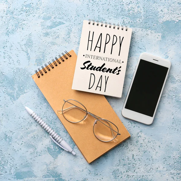 Beautiful greeting card for World Students\' Day