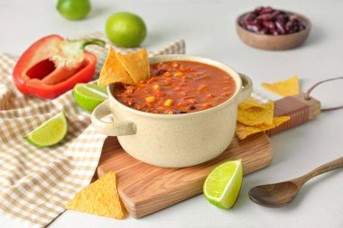 Loş biberli çömlek.