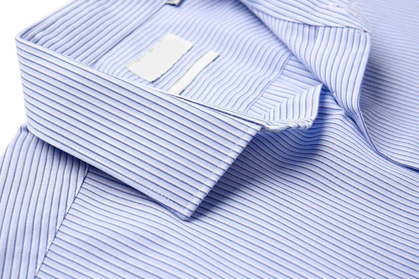 Snygg Manlig Skjorta Vit Bakgrund — Stockfoto