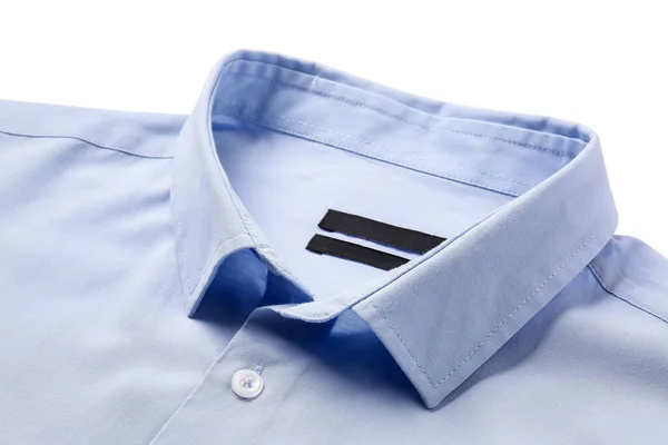 Snygg Manlig Skjorta Vit Bakgrund — Stockfoto