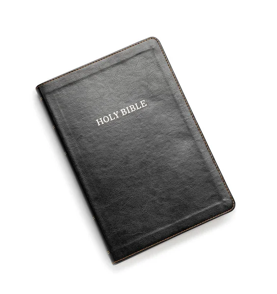 Sainte Bible Sur Fond Blanc — Photo