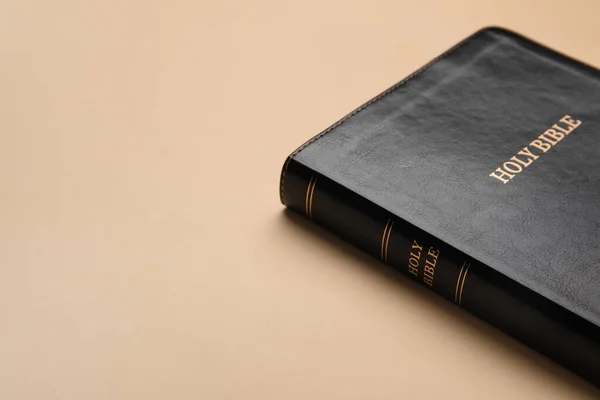 Bible Svatá Barevném Pozadí Detailní Záběr — Stock fotografie