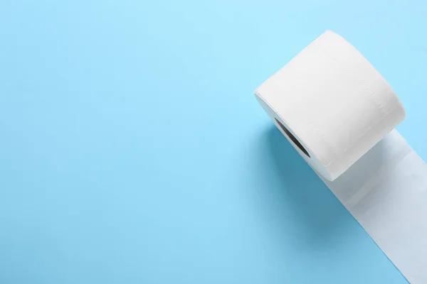 Roll Toilet Paper Color Background — Stock Photo, Image