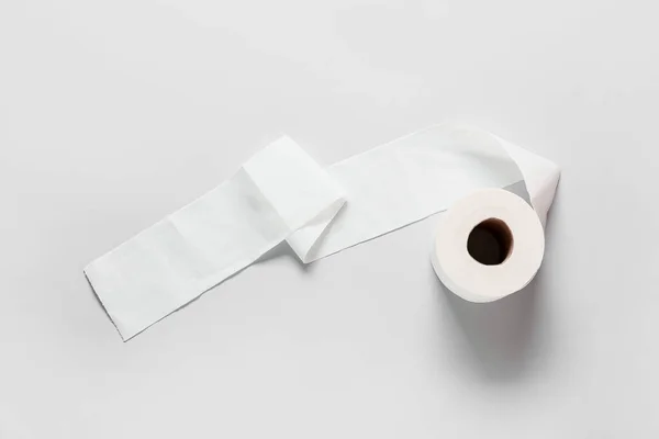 Roll Papír Szürke Háttér — Stock Fotó