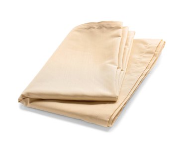 Beyaz arkaplanda kumaş peçete