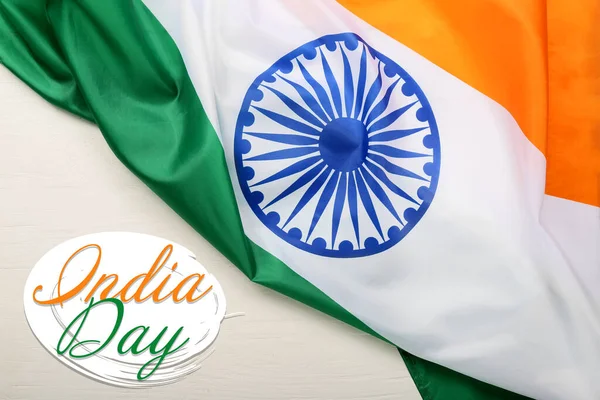Karta Okolicznościowa Dzień Niepodległości Indii — Zdjęcie stockowe
