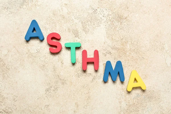 Word Asthma Grunge Background — Fotografia de Stock