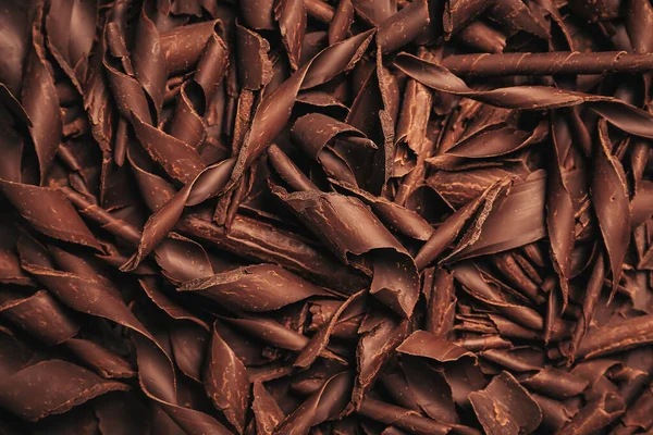 Heap Cachos Chocolate Como Fundo — Fotografia de Stock