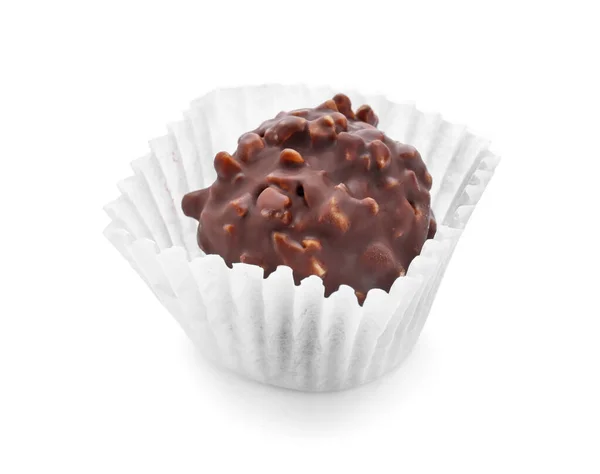 Sweet Chocolate Candy White Background — Stock Photo, Image