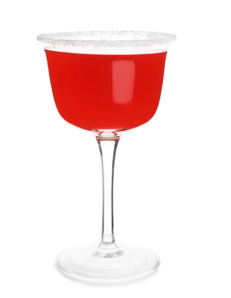Glas Hemingway Daiquiri Cocktail Vit Bakgrund — Stockfoto