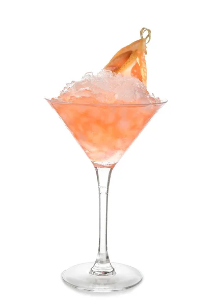Bicchiere Hemingway Daiquiri Cocktail Sfondo Bianco — Foto Stock