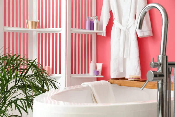 Elegante Interior Baño Moderno — Foto de Stock