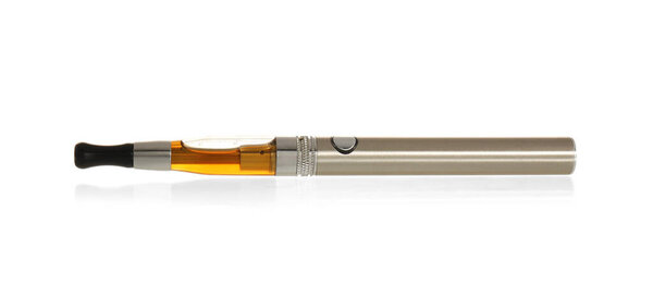 Electronic cigarette on white background