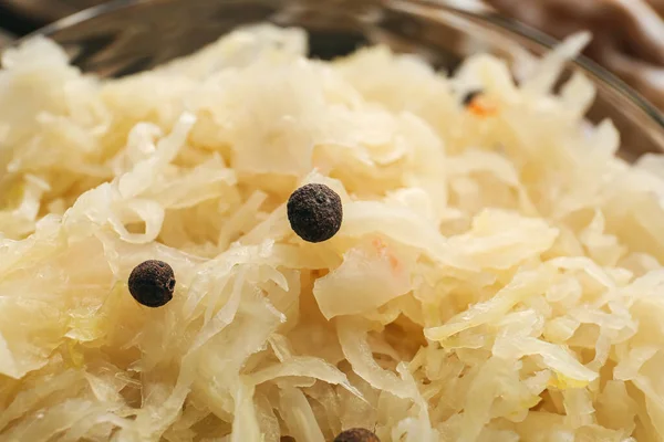 Tasty Sauerkraut Bowl Closeup — Stock Photo, Image