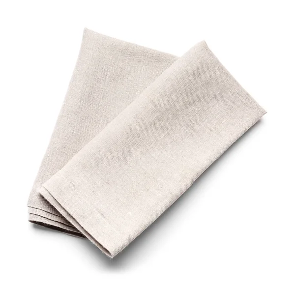 Clean Napkins White Background — Stock Photo, Image