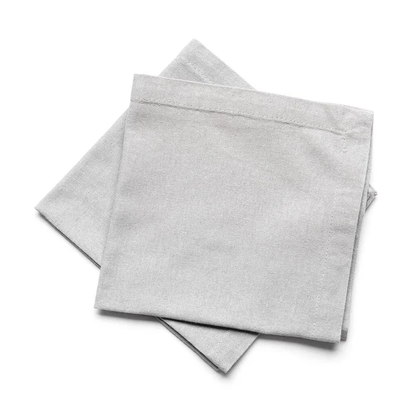 Clean Napkins White Background — Stock Photo, Image