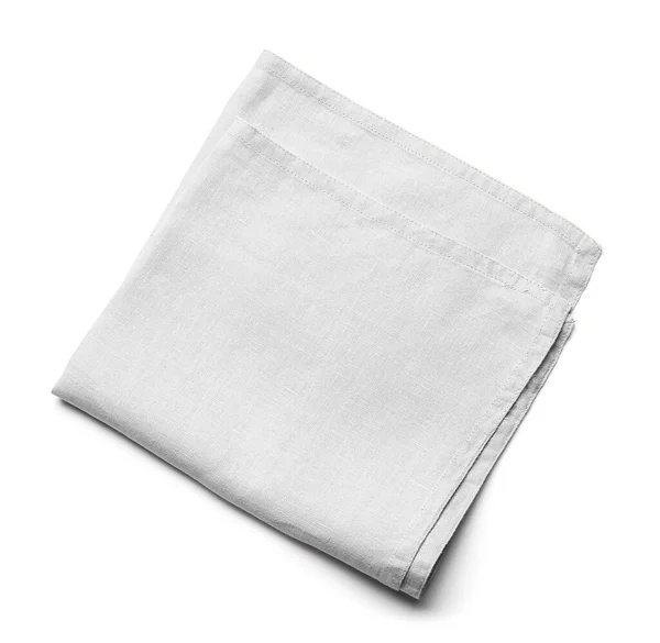 Clean Napkin White Background — Stock Photo, Image