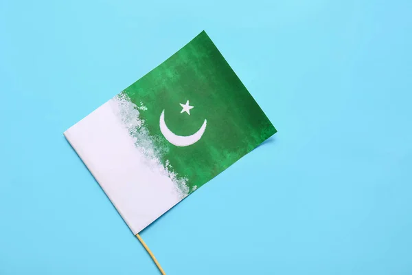 Pákistánská Vlajka Pozadí Barev — Stock fotografie