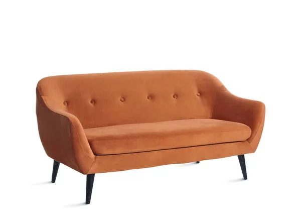 Modernes Sofa Isoliert Auf Weiß — Stockfoto