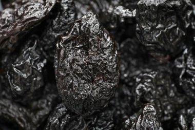 Arkaplan olarak lezzetli kuru erikler, yakın plan