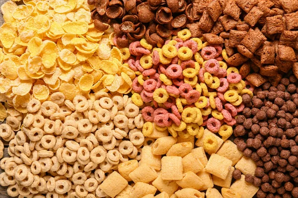 Diversi Cereali Come Sfondo Primo Piano — Foto Stock