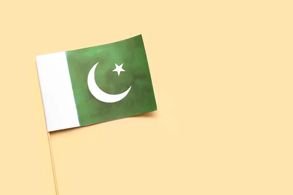 Pakistan Flagga Färg Bakgrund — Stockfoto