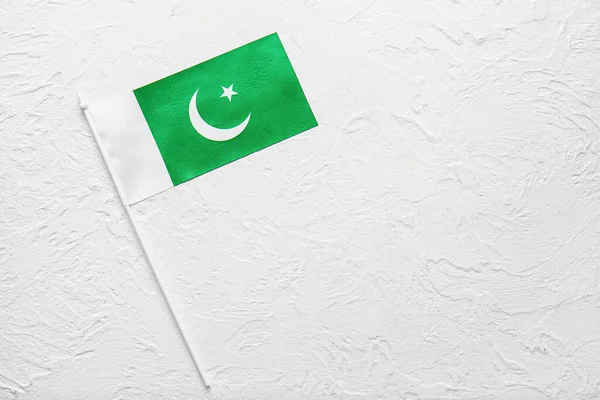 Pakistan Flag Light Background — Stock Photo, Image